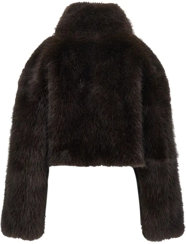 Blanuri Faux fur cropped jacket - Img 3