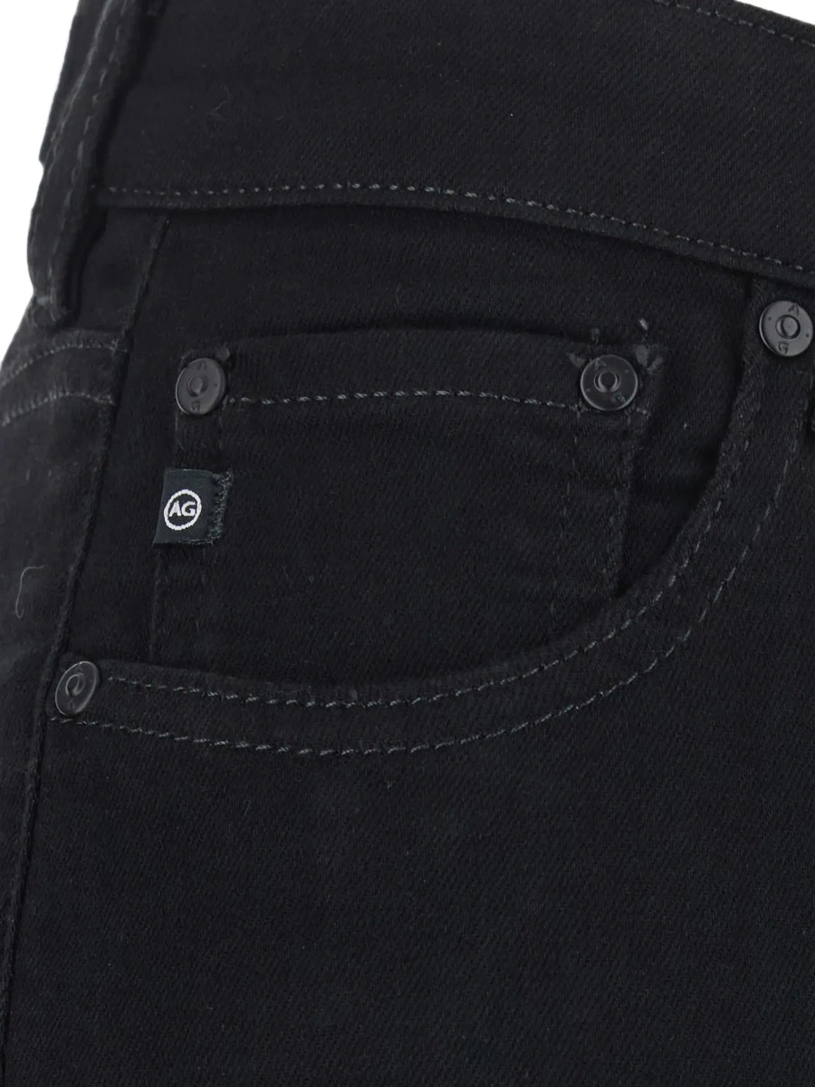 Blugi Ag Jeans negri din denim - Img 5