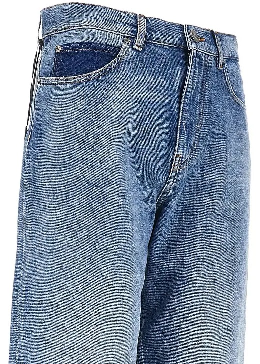 Blugi Balloon Fit jeans with frayed hem - Img 2