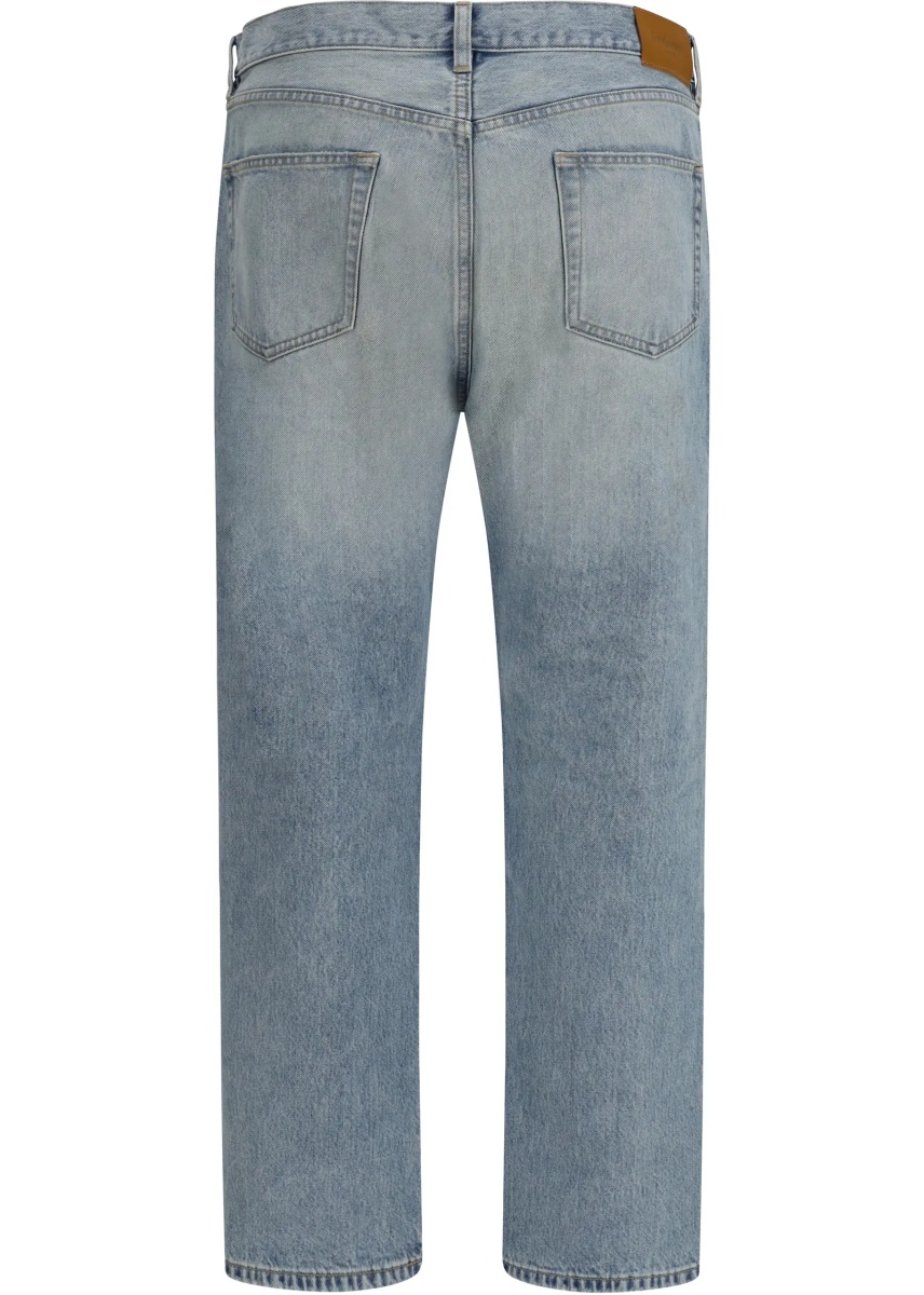 Blugi Cotton Denim Jeans with stonewashed finish - Img 2