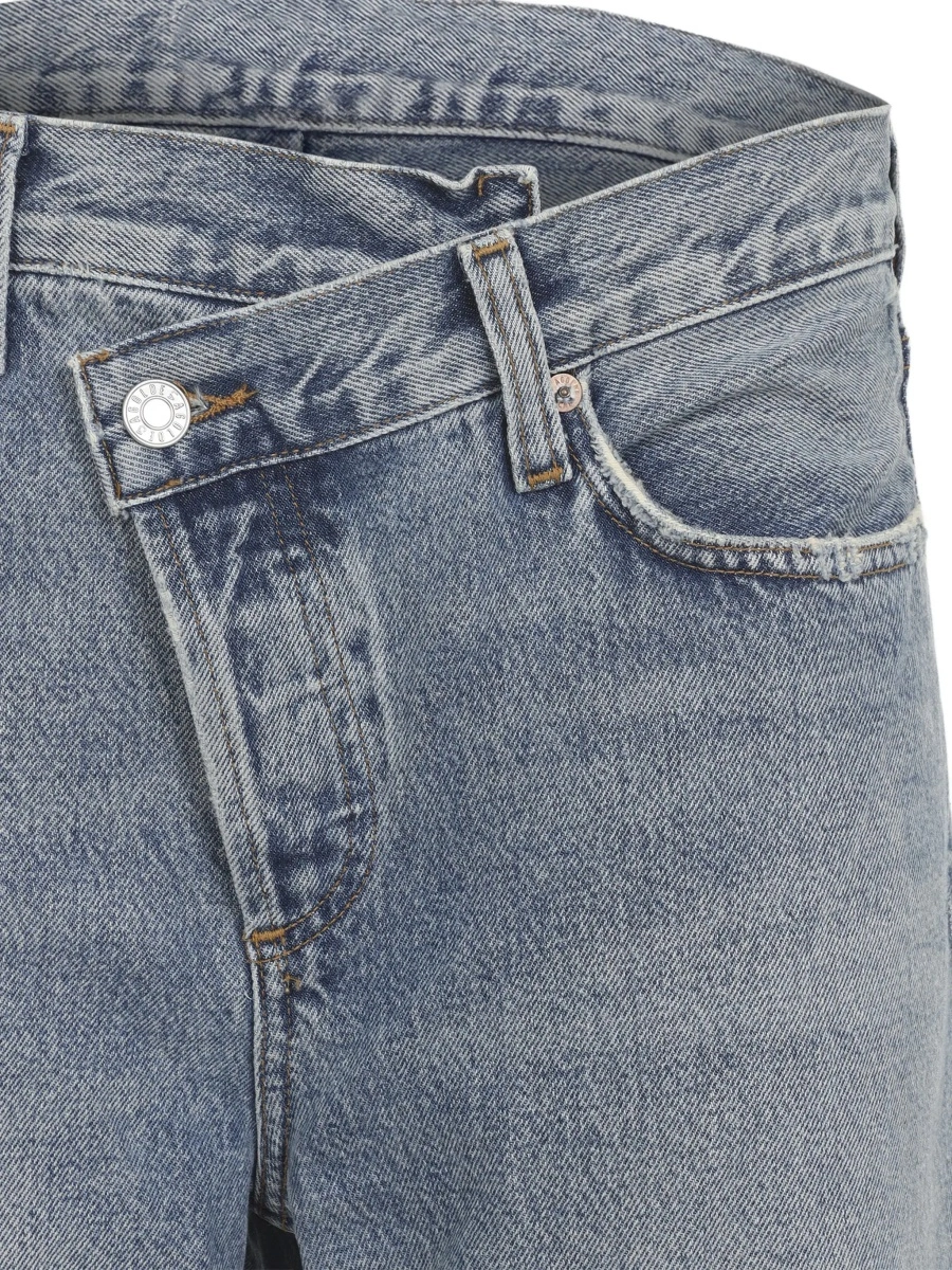Blugi "Criss Cross" wide leg jeans - Img 6