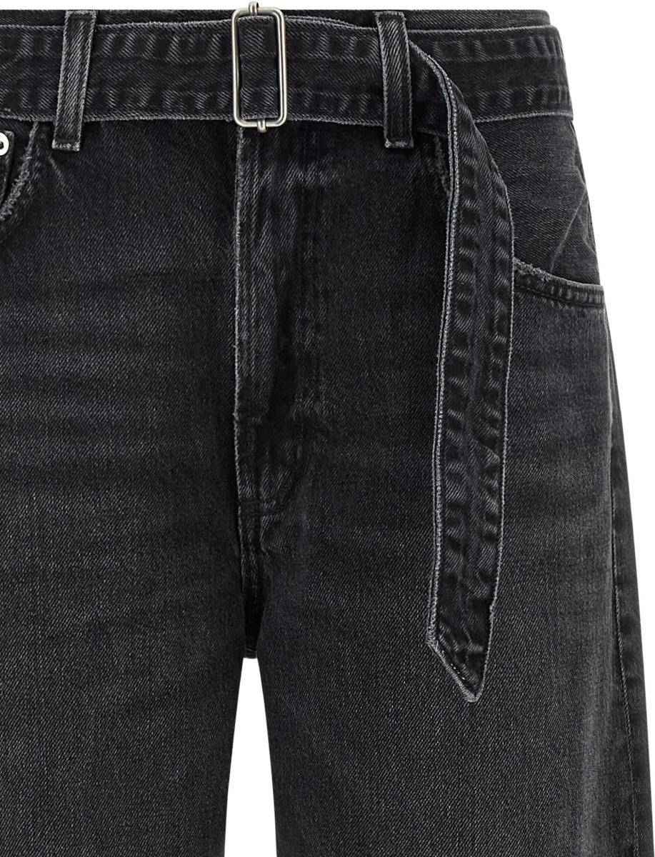 Blugi Cuffed Taper wide Jeans - Img 3