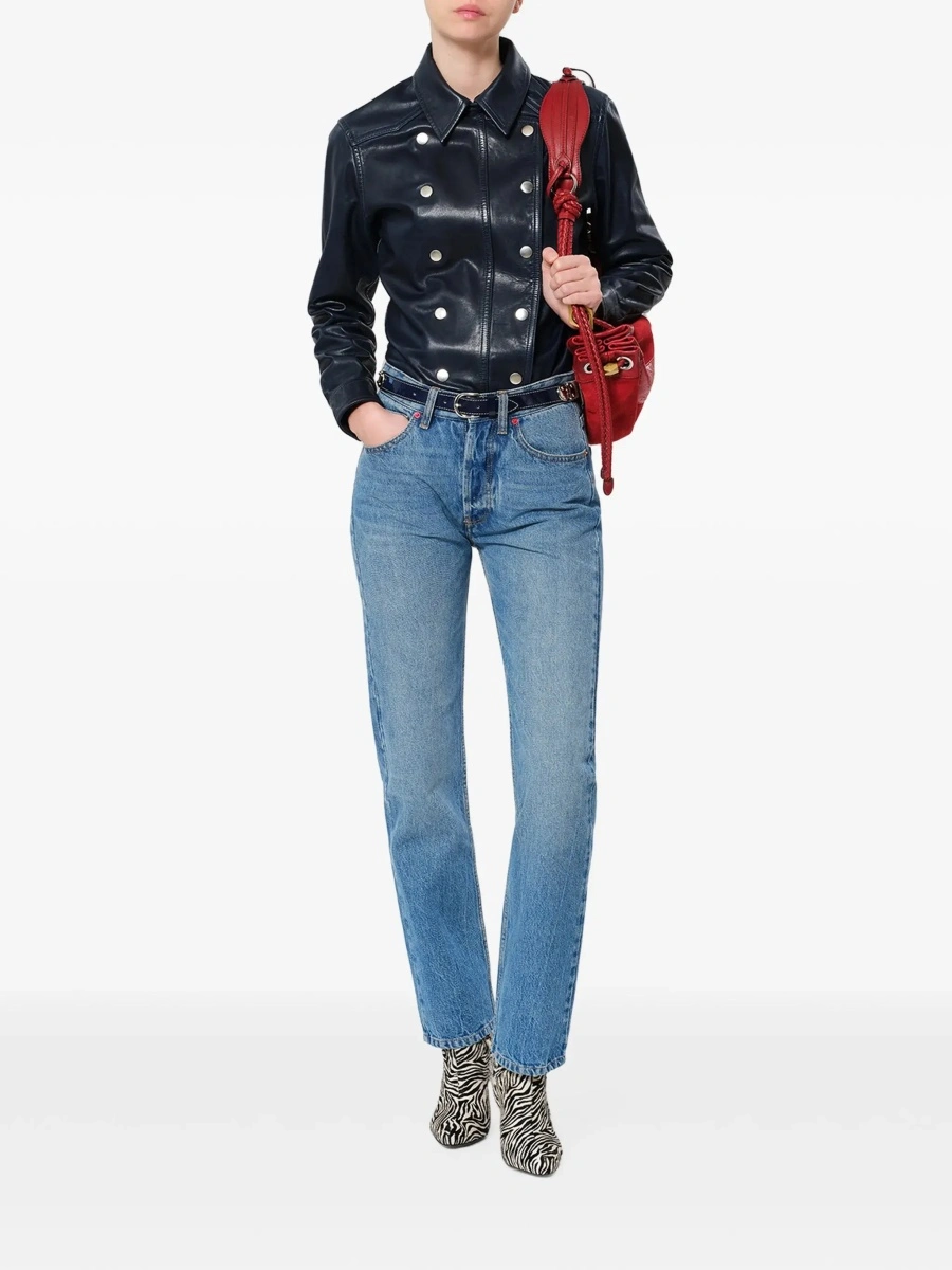 Blugi "Daya" Straight-Leg Jeans - Img 2