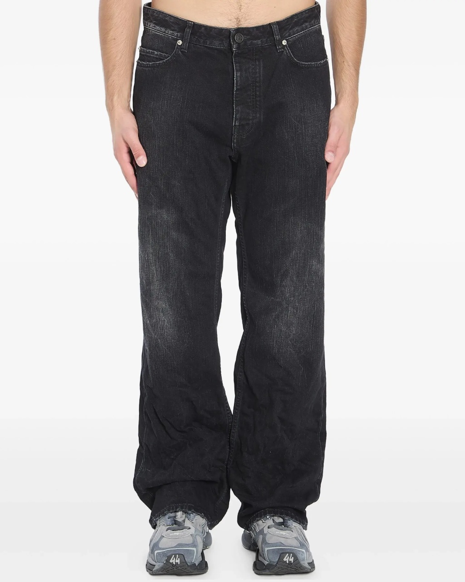 Blugi Distressed Relaxed Jeans - Img 2