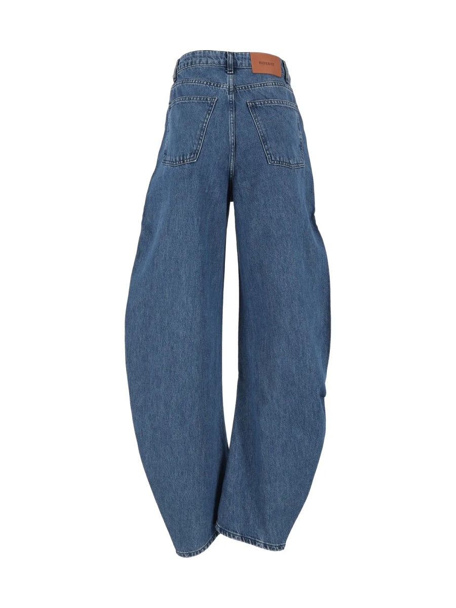 Blugi DRAPED BARREL LEG JEANS Medium blue denim (Regular fit) - Img 3