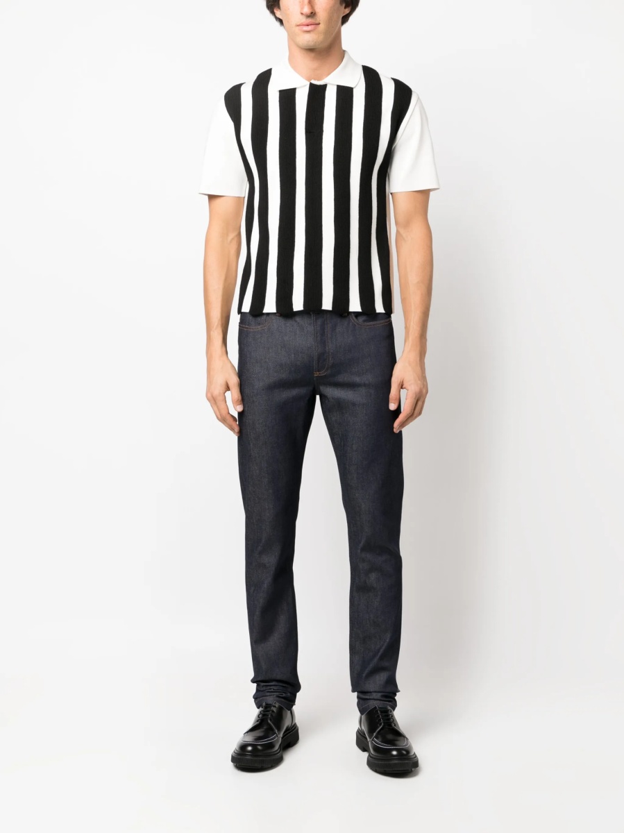 Blugi drepti A.P.C. albastri - Img 2