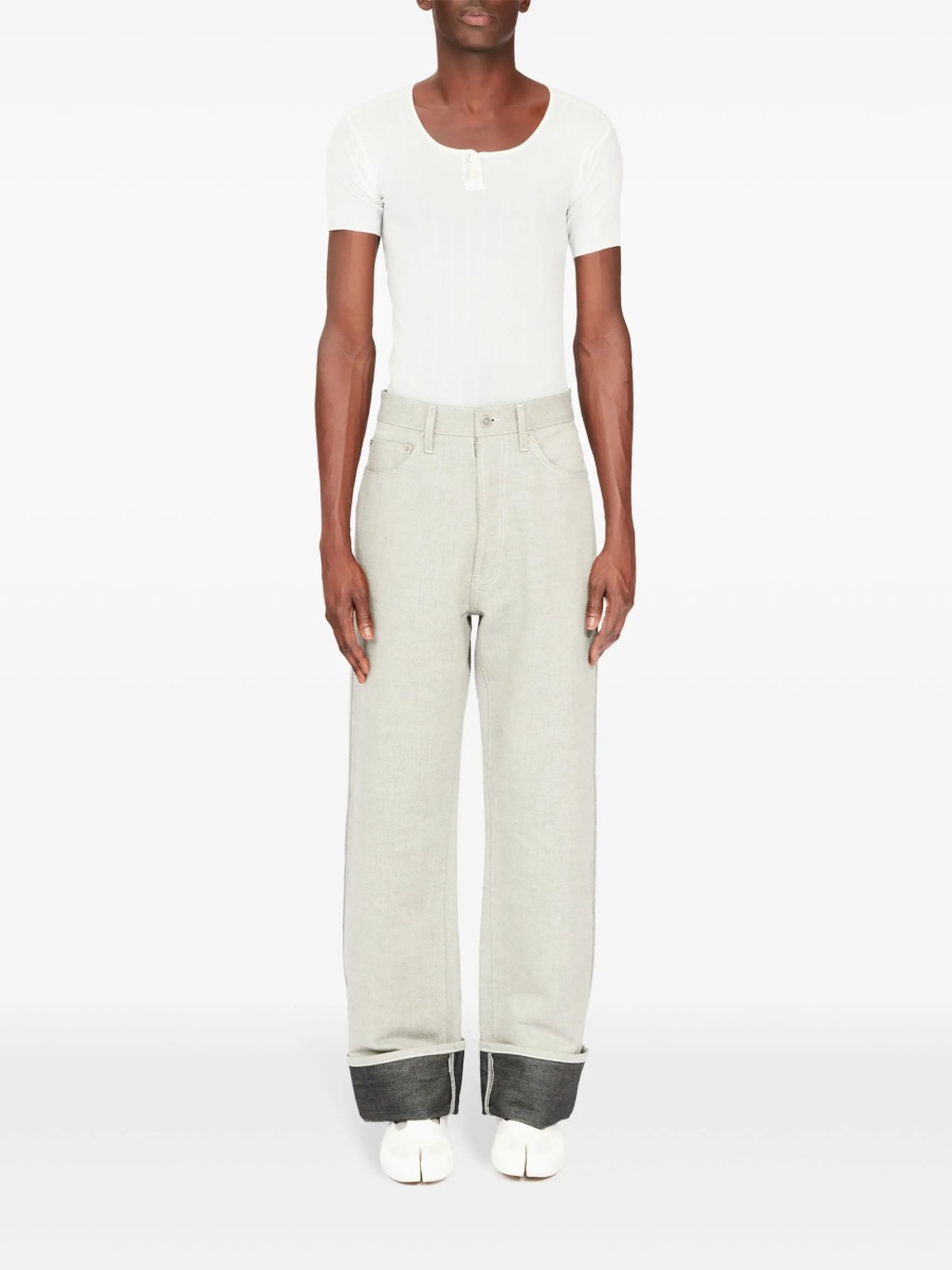 Blugi drepti Maison Margiela neutri - Img 2
