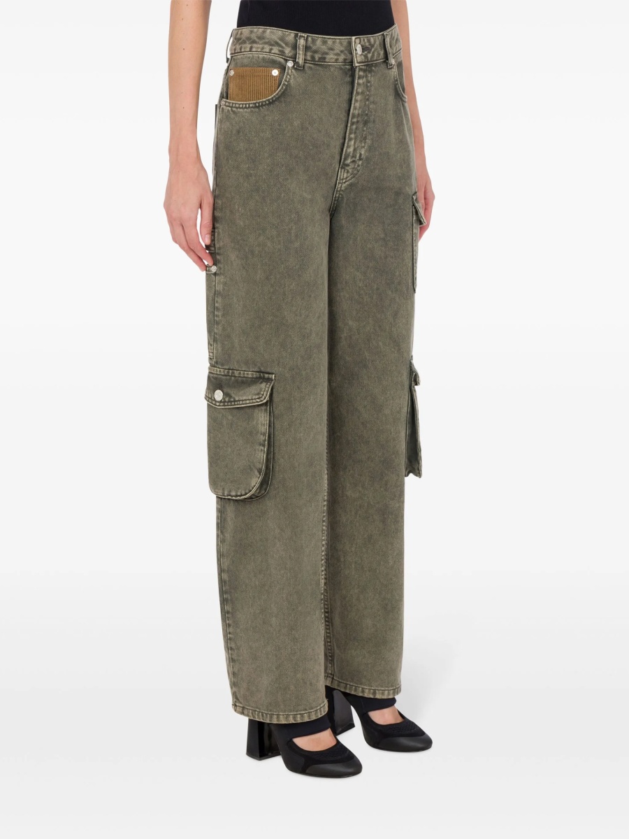 Blugi drepti MOSCHINO JEANS gri - Img 2