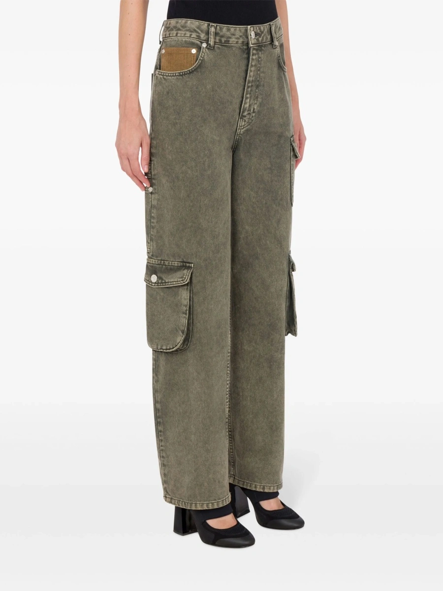Blugi drepti MOSCHINO JEANS gri - Img 2