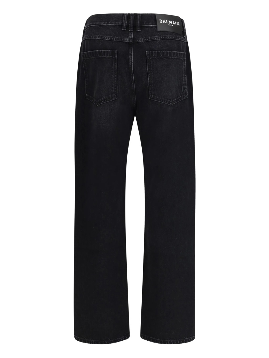 Blugi evazati Balmain negri - Img 2