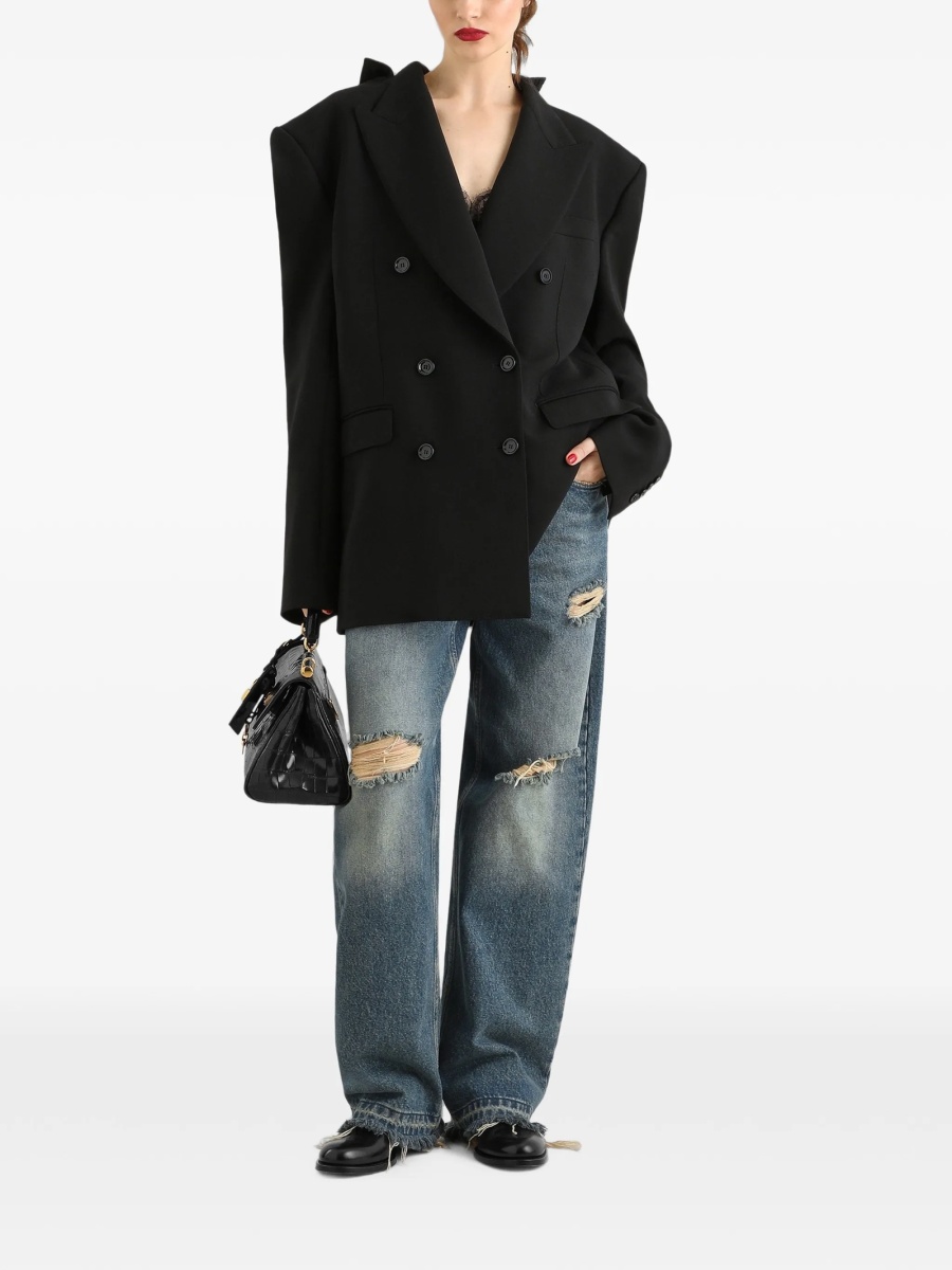 Blugi evazati Dolce &amp; Gabbana albastri - Img 2