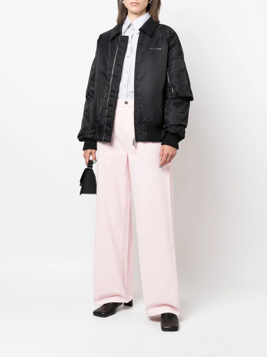 Blugi evazati Raf Simons roz - Img 2