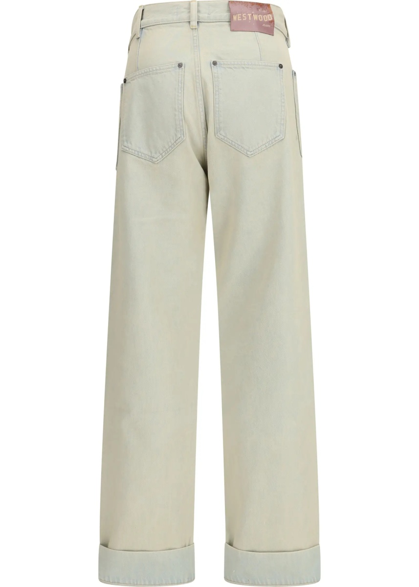 Blugi Jeans in cotton with patch pockets - Img 2