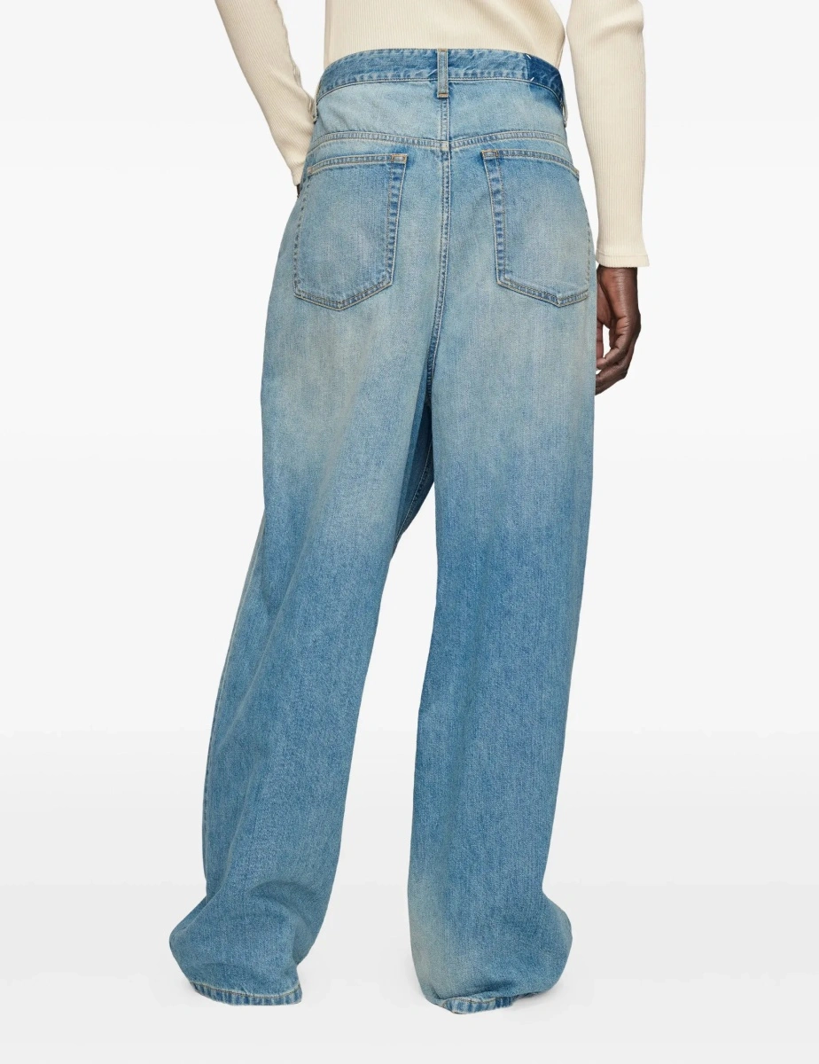 Blugi Maison Margiela multicolor din denim - Img 6