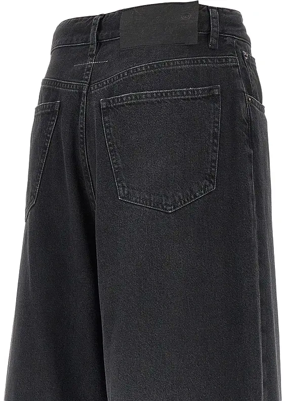 Blugi Oversized jeans with drawstring - Img 4
