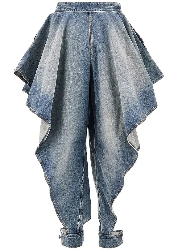 Blugi Panelled jeans with cuff - Img 3