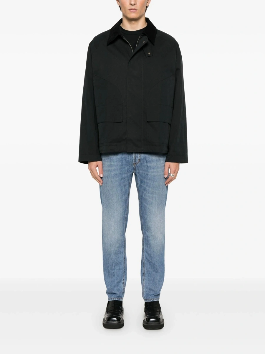 Blugi slim fit Dondup albastri - Img 2