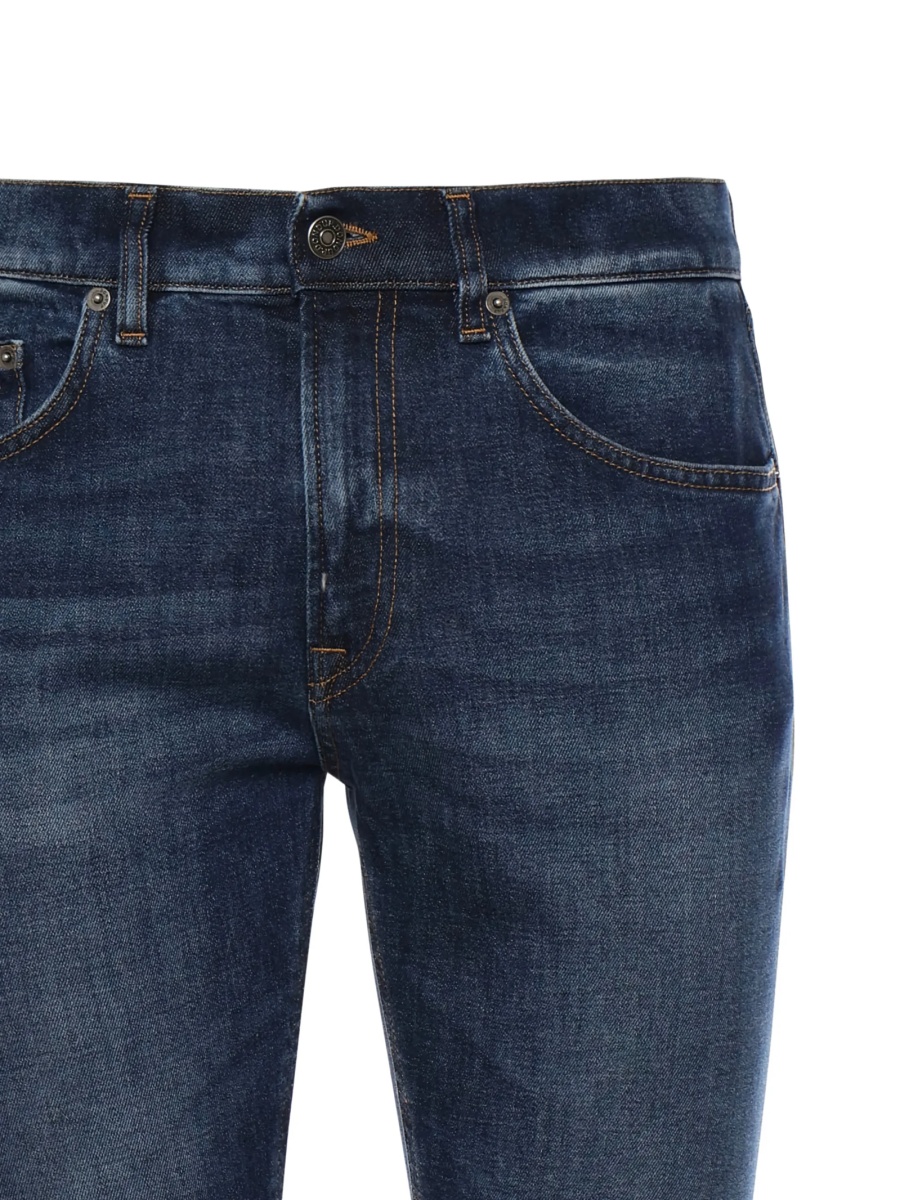 Blugi slim fit Dondup albastri - Img 3
