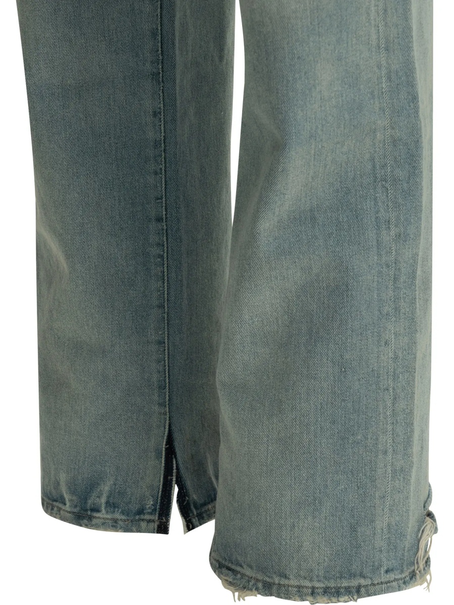 Blugi Straight-leg jeans with buckle - Img 4