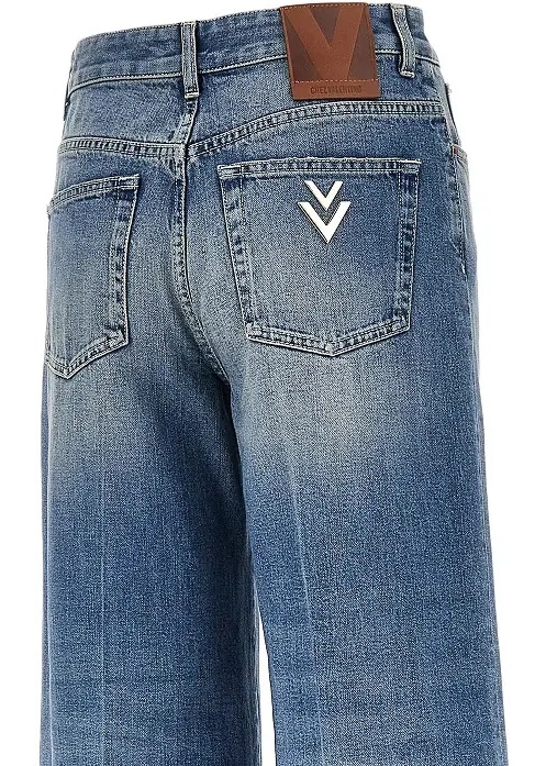 Blugi VGold details flared jeans - Img 4