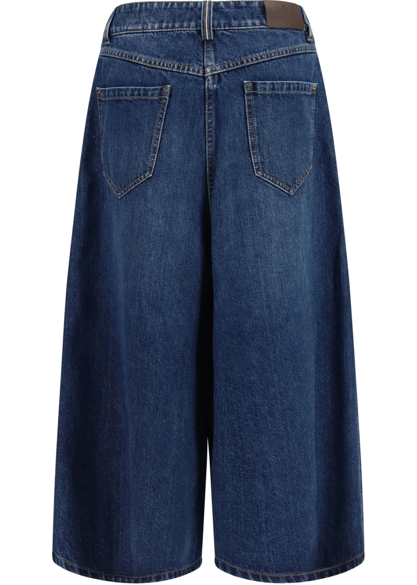 Blugi Wide-leg Denim Jeans - Img 2