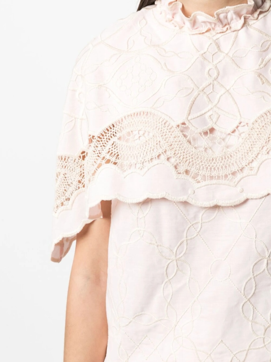 Bluza Alberta Ferretti roz - Img 5