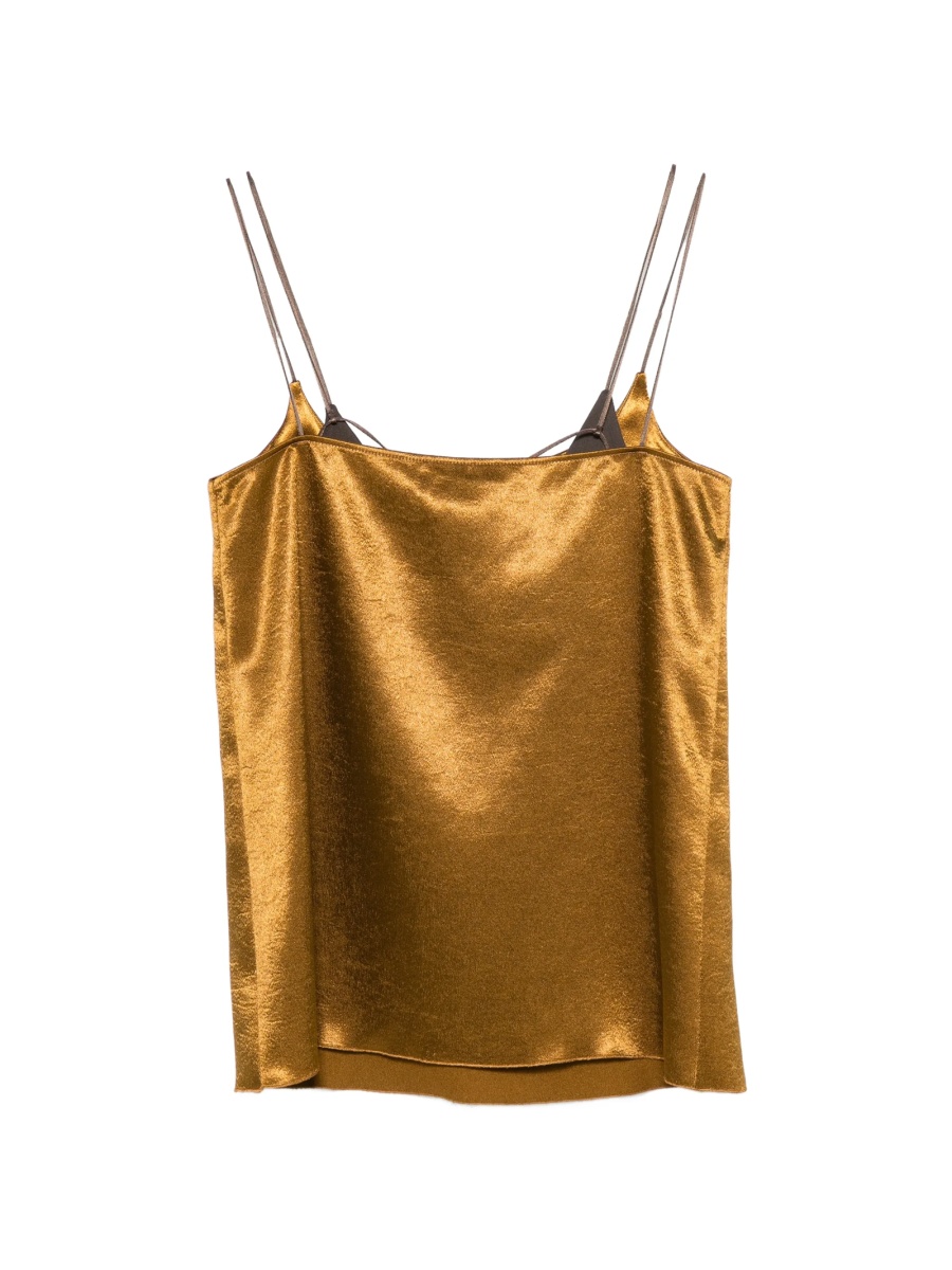 Bluza ALYSI aurie din polyester - Img 2