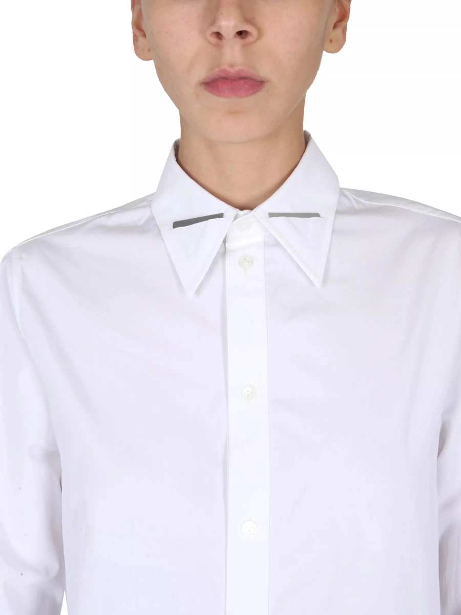 Bluza Camicia Con Colletto A Punta - Img 4