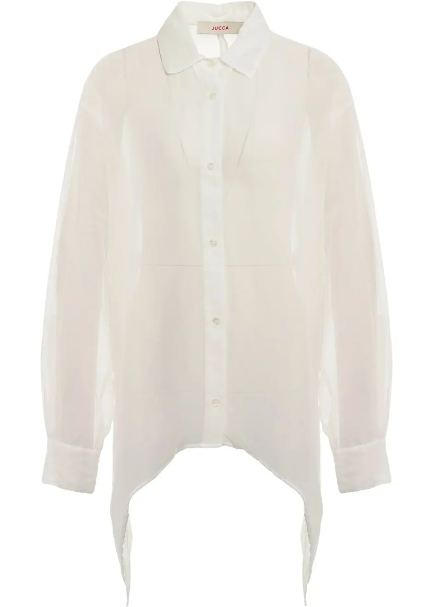 Bluza Cotton and silk blend blouse - Img 2