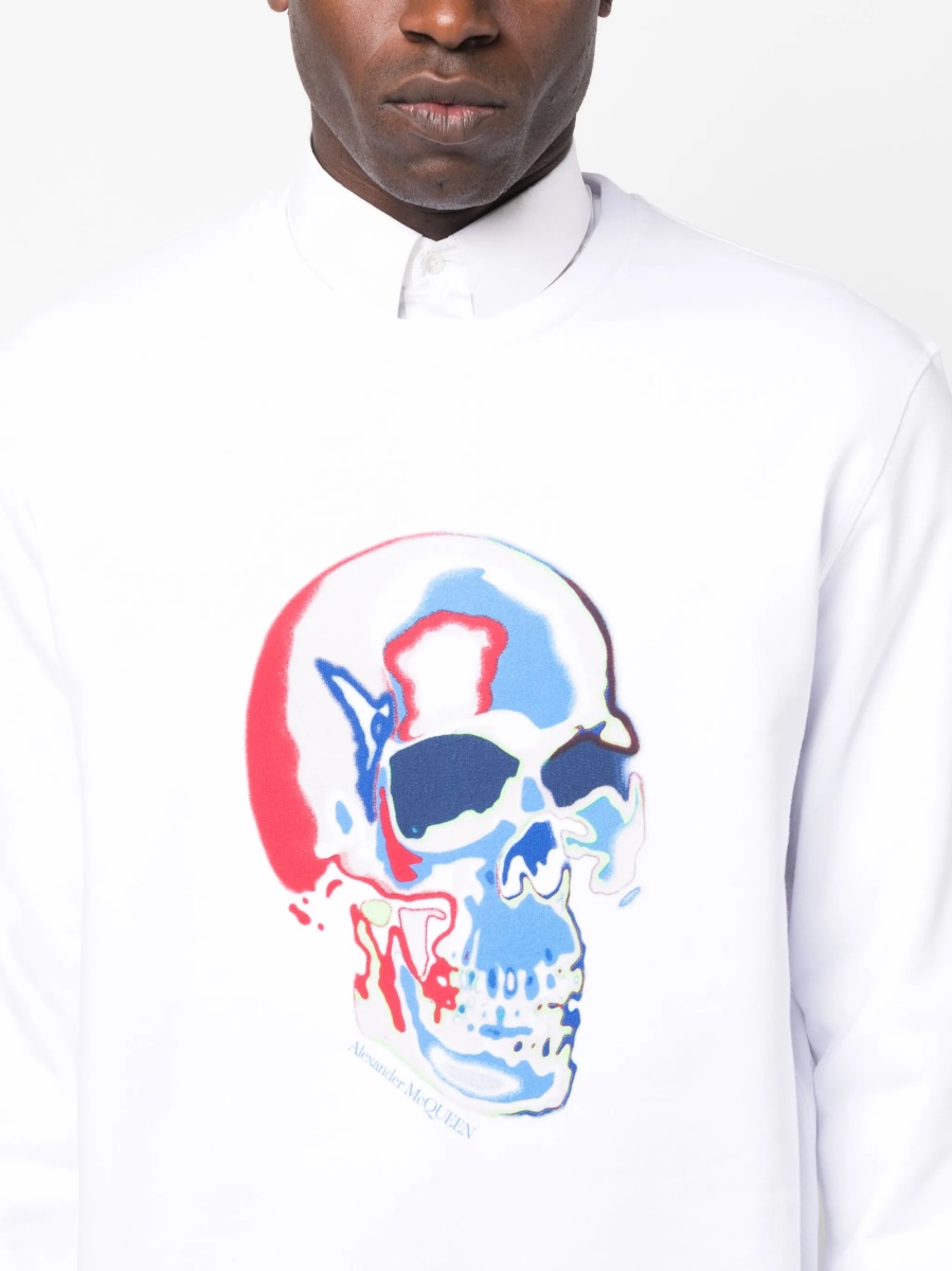 Bluza de trening Alexander McQueen alba - Img 5