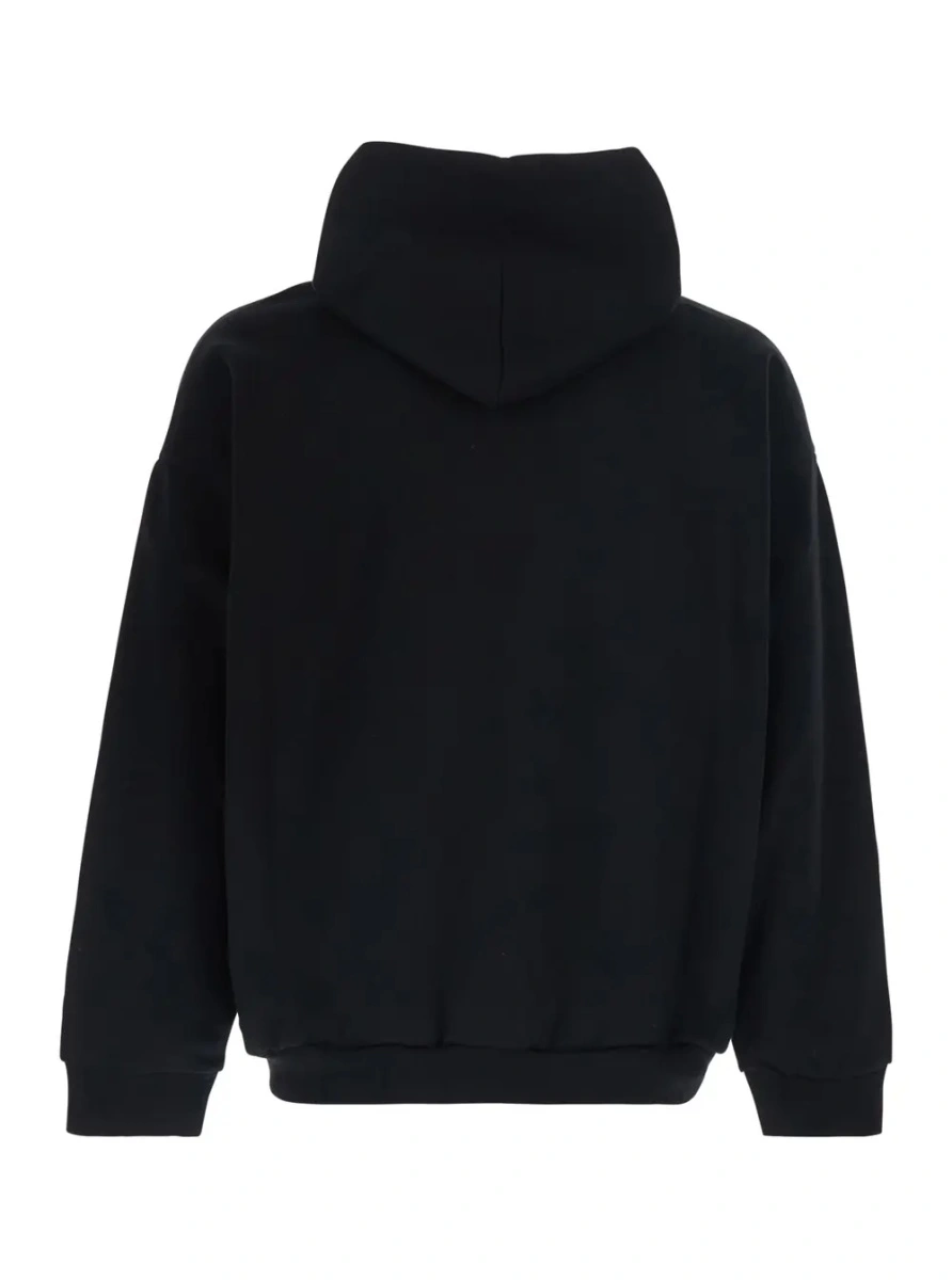 Bluza de trening Balenciaga neagra din bumbac - Img 2