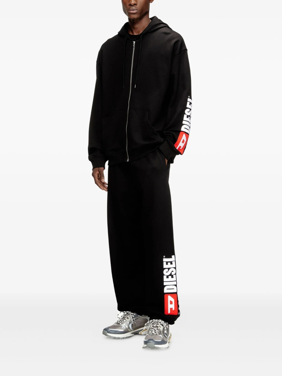 Bluza de trening Diesel neagra - Img 2