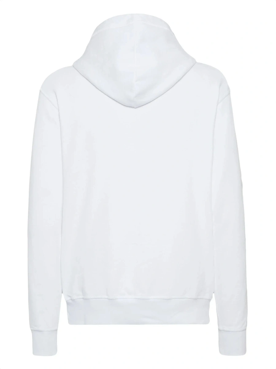 Bluza de trening DSQUARED2 alba din bumbac - Img 4