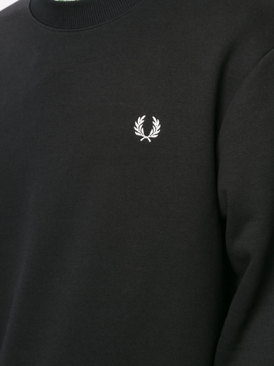 Bluza de trening Fred Perry neagra - Img 5