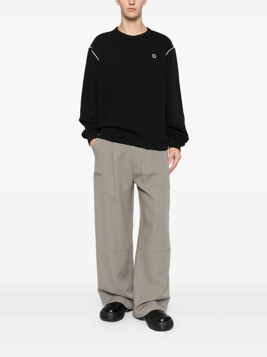 Bluza de trening Kenzo neagra din bumbac - Img 2