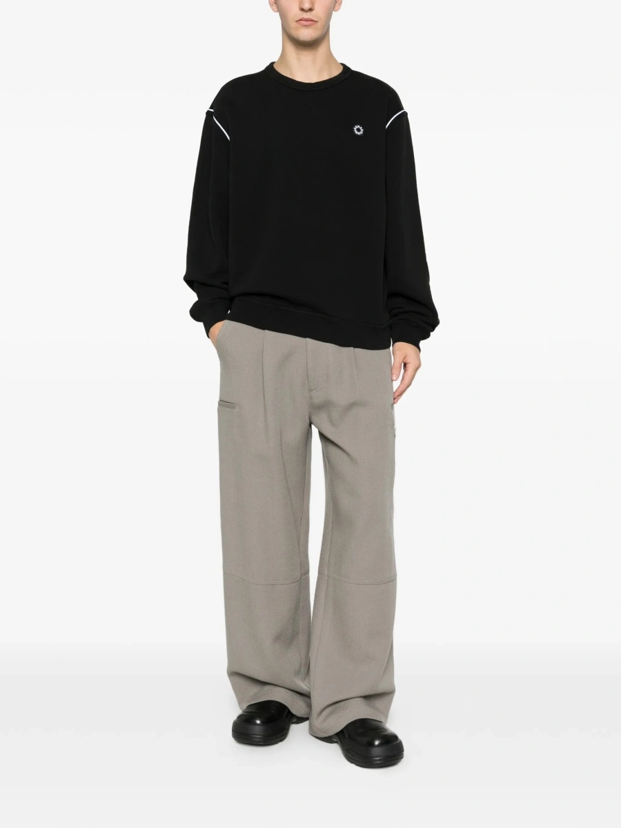 Bluza de trening Kenzo neagra din bumbac - Img 2