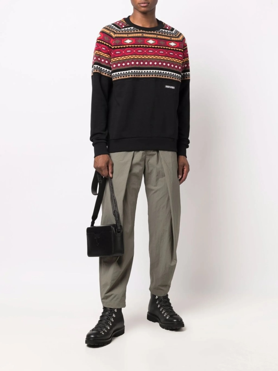 Bluza de trening Marcelo Burlon neagra - Img 2