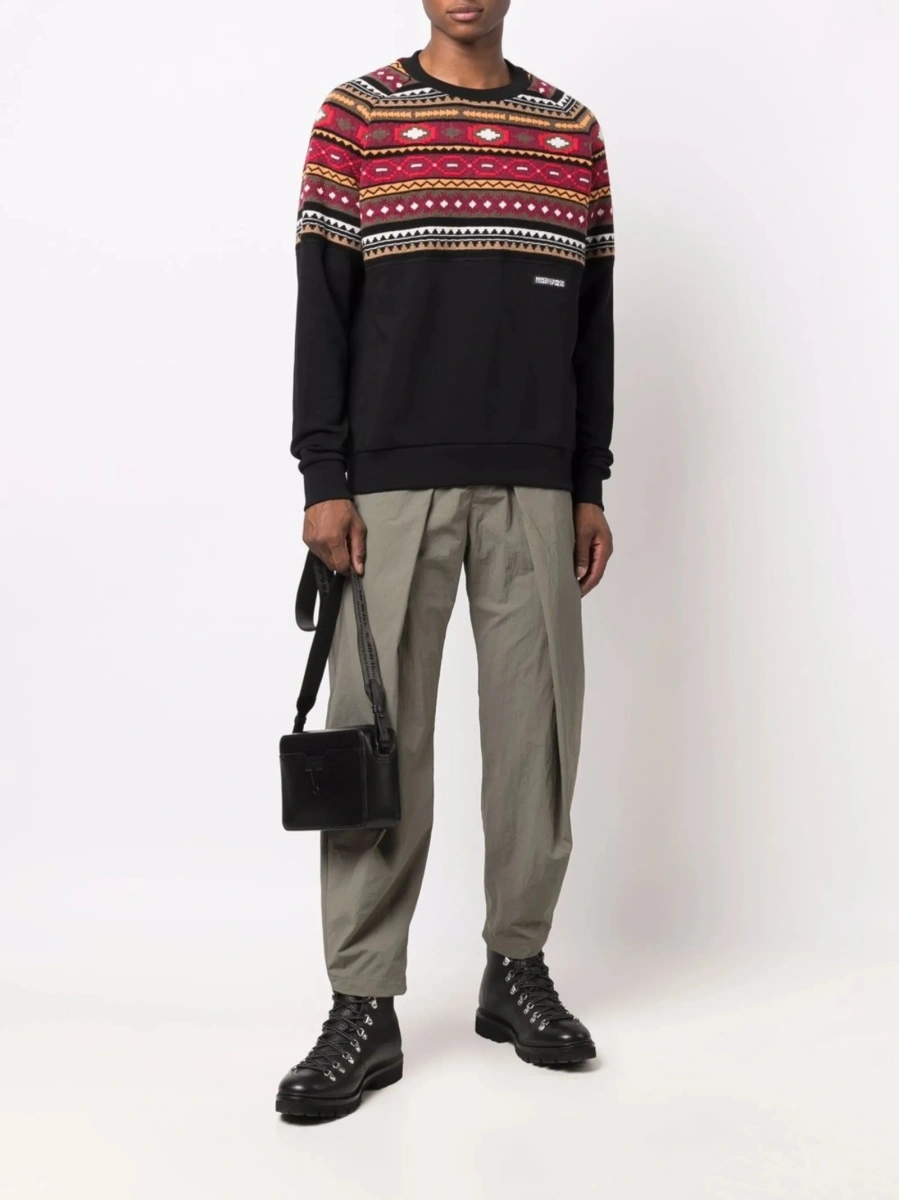 Bluza de trening Marcelo Burlon neagra - Img 2