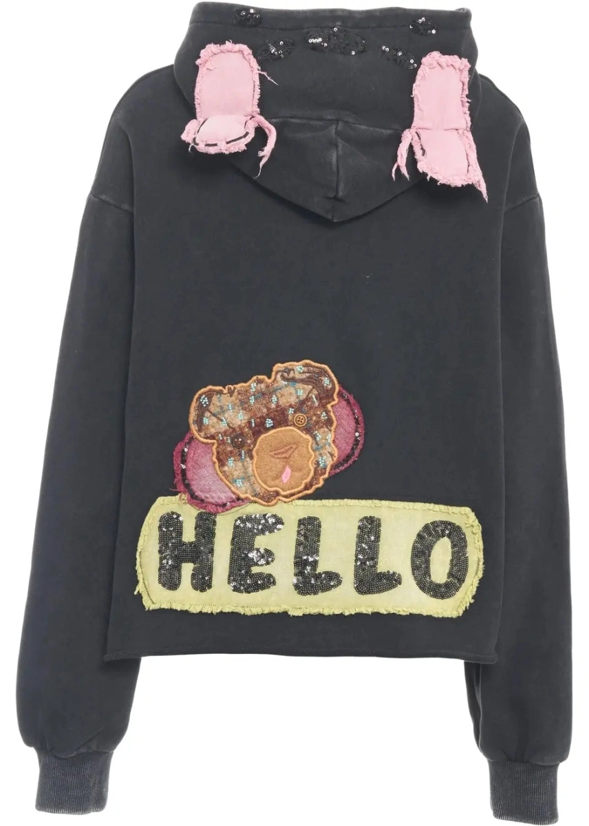 Bluza de trening Mini Me Paris neagra - Img 3