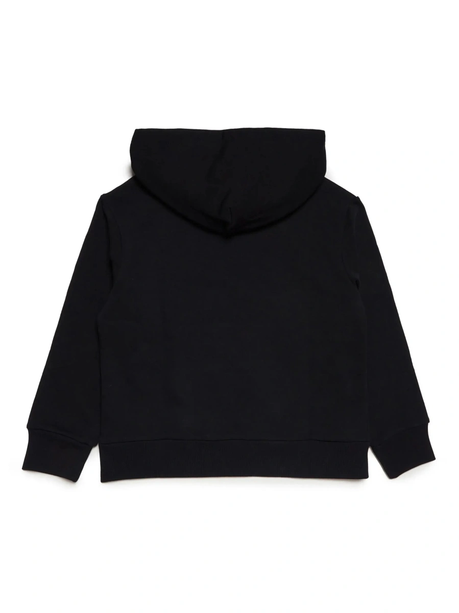 Bluza de trening N°21 Kids neagra din bumbac - Img 4