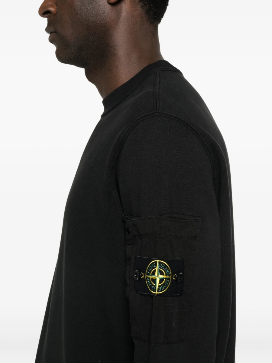 Bluza de trening Stone Island neagra - Img 5