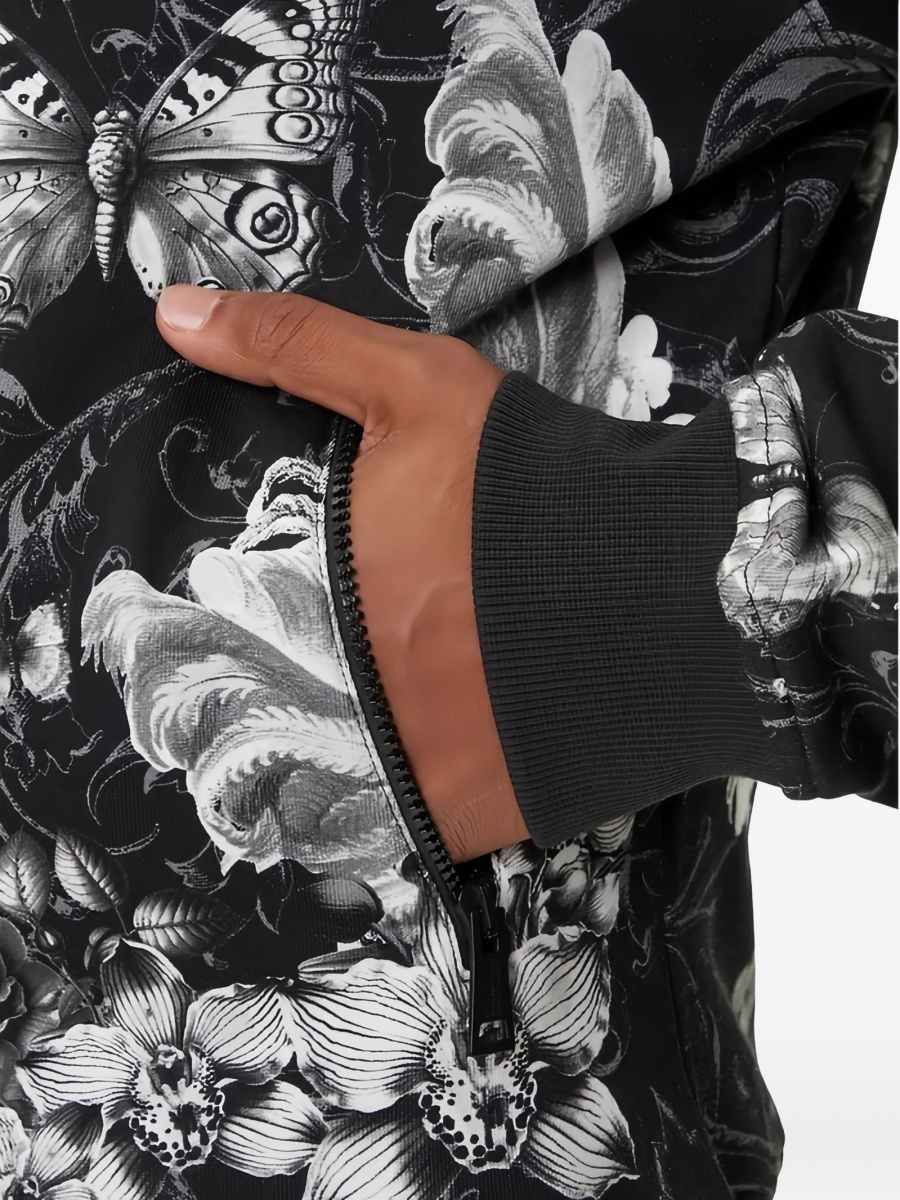 Bluza de trening Versace Jeans Couture neagra - Img 4