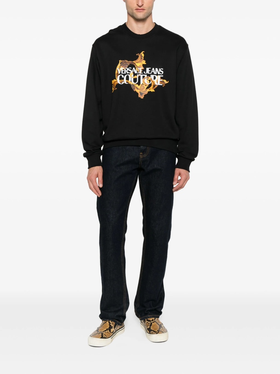 Bluza de trening Versace Jeans Couture neagra - Img 6