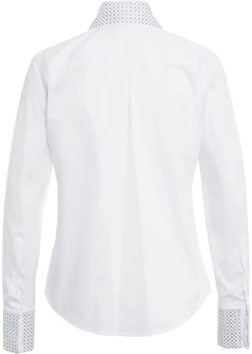 Bluza eleganta Himon's alba - Img 3
