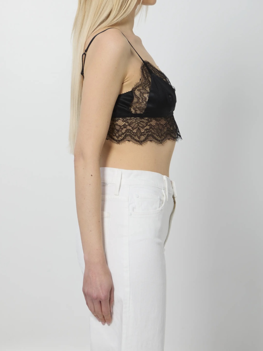 Bluza Satin Bralette With Lace - Img 3