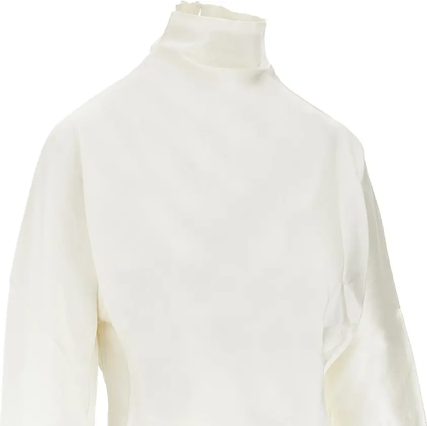 Bluza Satin waisted blouse - Img 2
