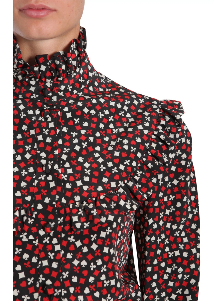 Bluza Stand Up Collar Blouse - Img 3
