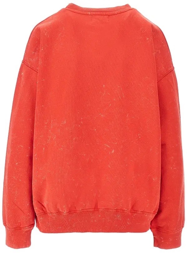 Bluza trening Cotton sweatshirt with 'Cherry' print - Img 3