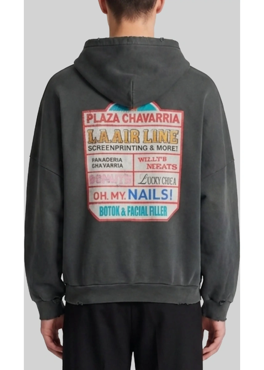 Bluza trening Plaza Chavarria Hooligan Zip Hoodie - Img 3