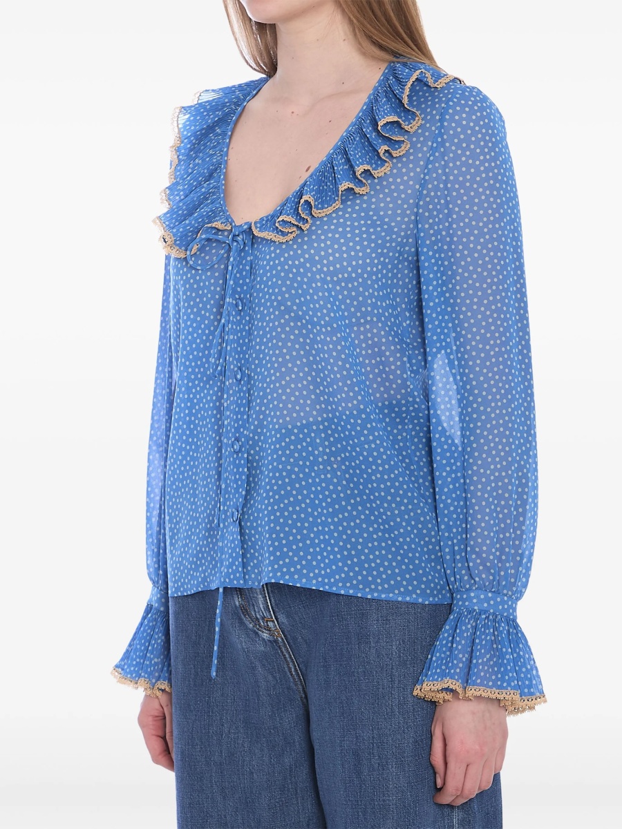 Bluza Valentino Garavani albastra - Img 2